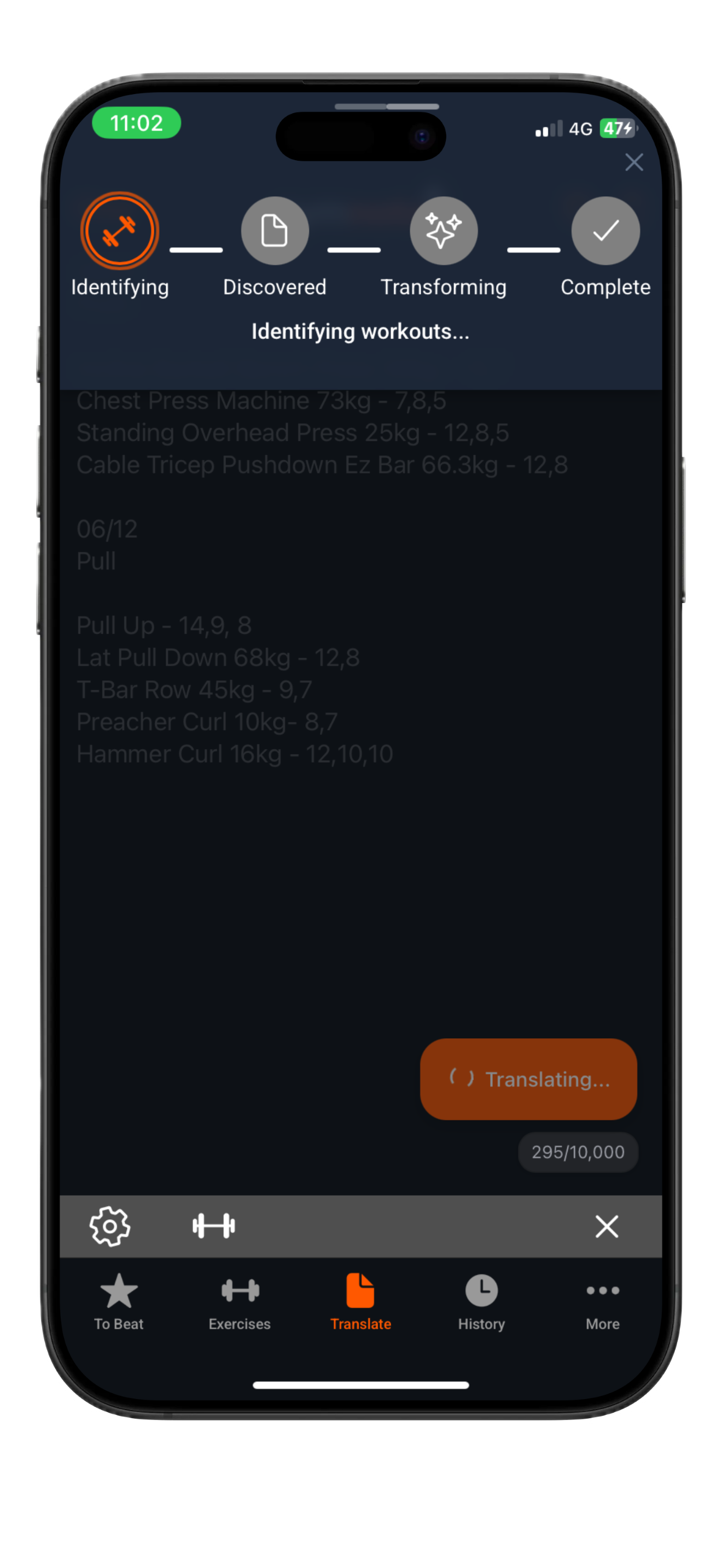 Translation stepper