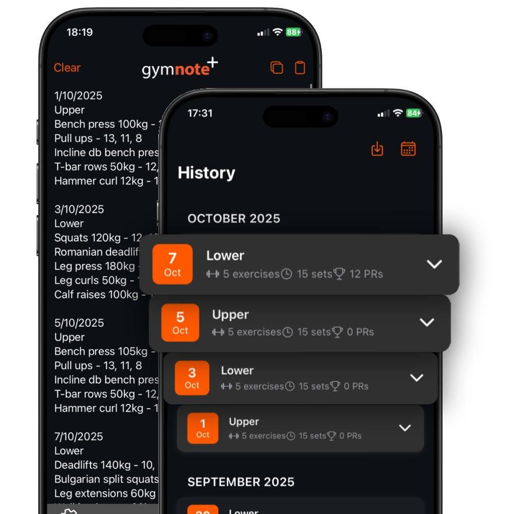 How Gym Note Plus Translates Your Notes into Workout Logs